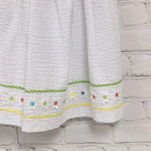 Bonnie Jean White Spring Embroidered Dress size 3T - Picture 2 of 7